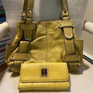 Tignanello shoulder bag and wallet